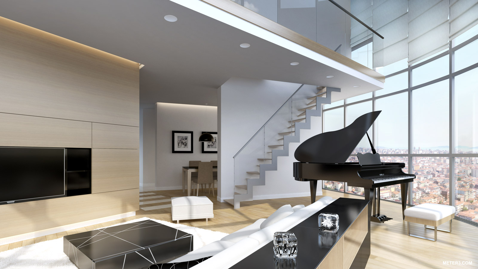 Luxury Big Studio Apartment - HD Wallpaper 
