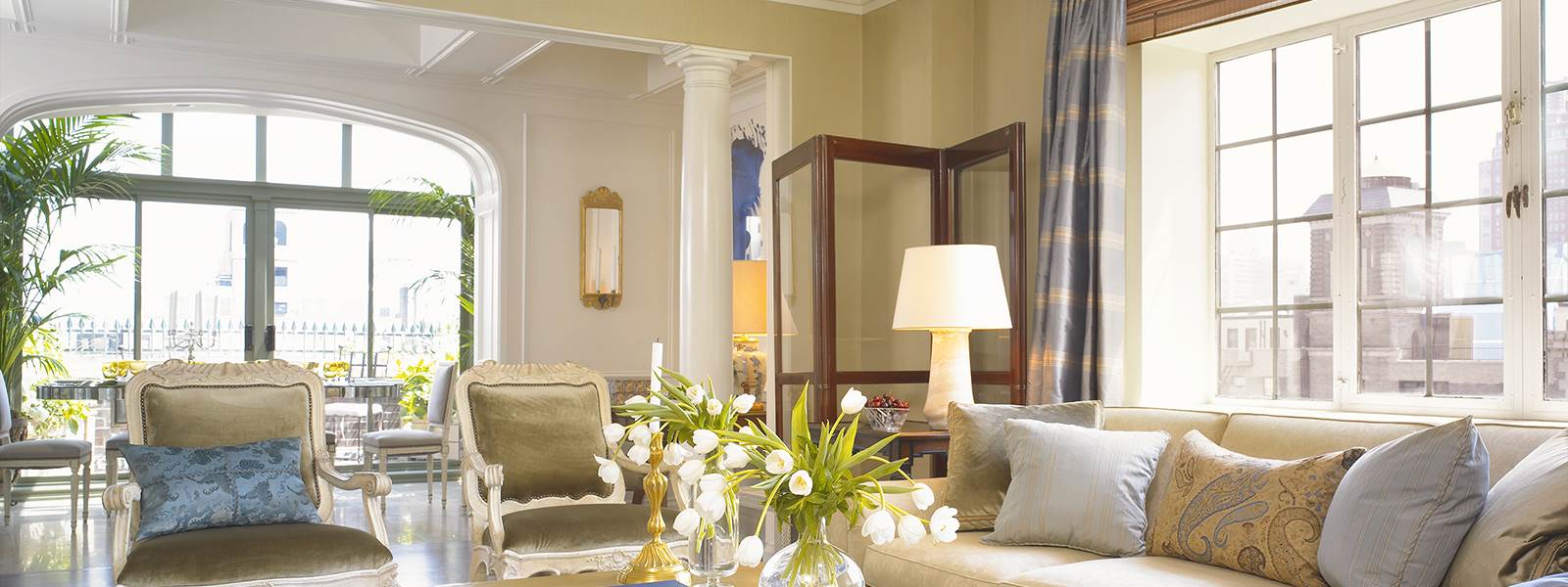 Best Penthouse Suite Nyc - Michael Smith Inc Interiors - HD Wallpaper 