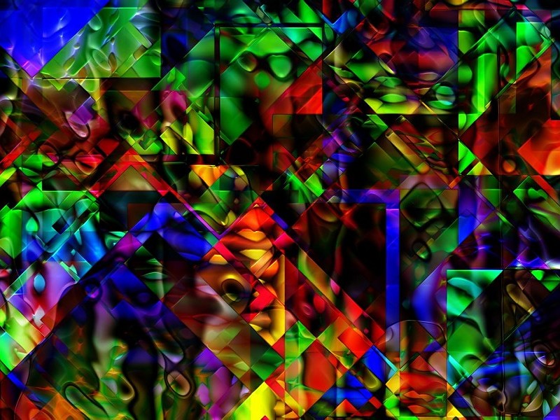 Artistic Psychedelic Wallpaper - Teal Psychedelic Wallpaper For Iphone 6 - HD Wallpaper 