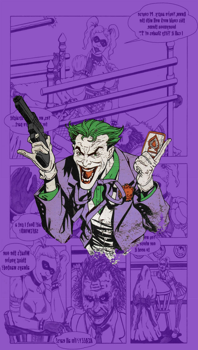 Joker - Comic Joker Wallpaper Iphone - HD Wallpaper 