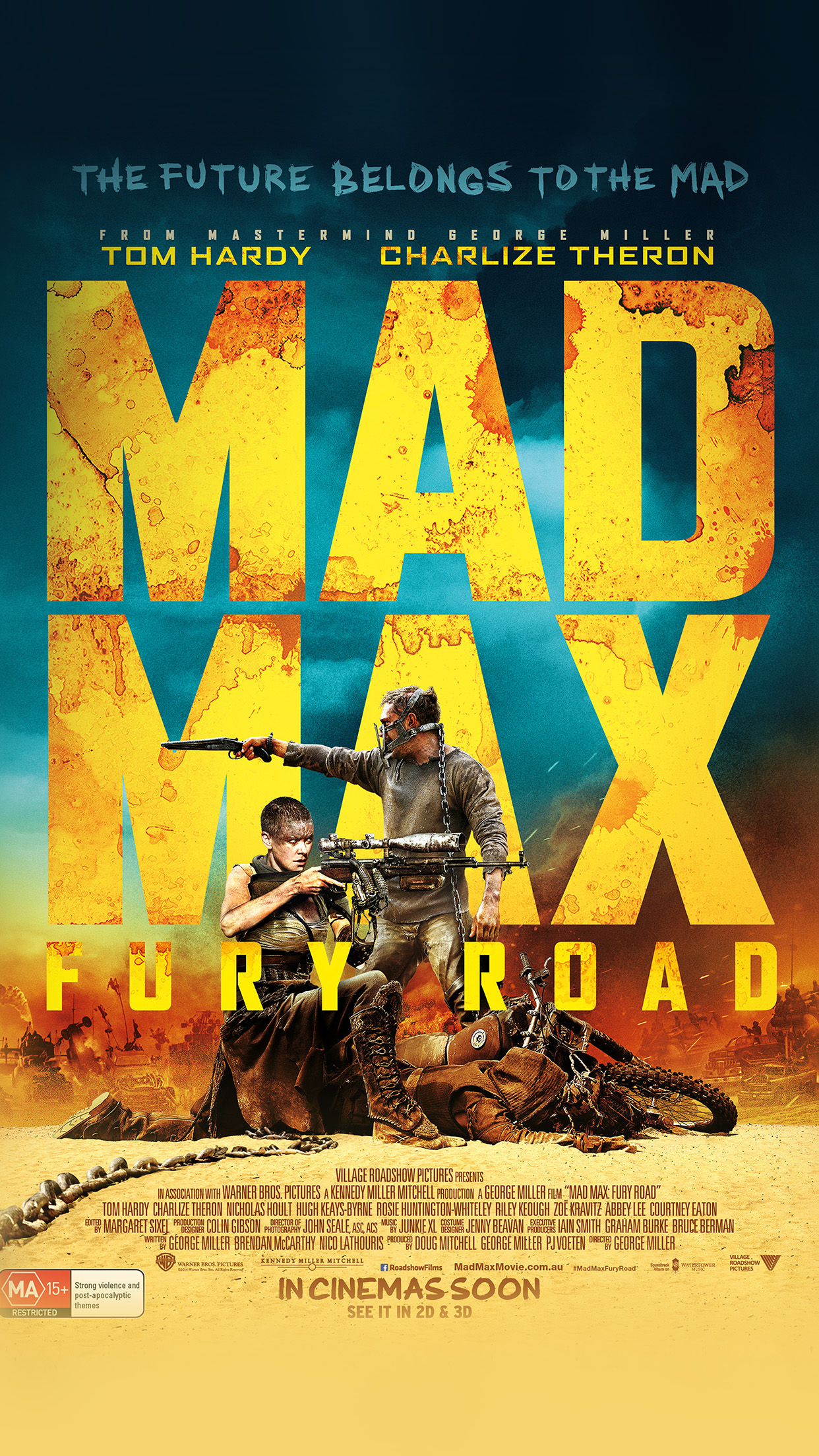 Madmax Furyroad Film Poster Art Android Wallpaper - Poster - HD Wallpaper 