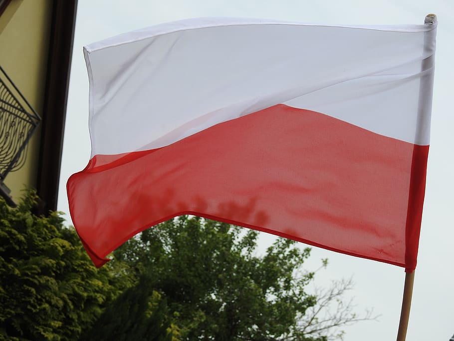 Flag, Banner, Polish Flag, White-red, Poland, Picnic, - Flag - HD Wallpaper 