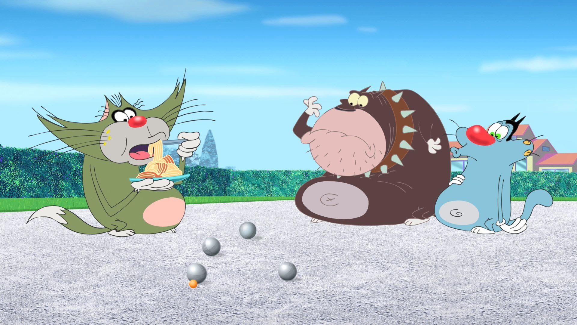 Oggy And The Cockroaches Steamed Out - HD Wallpaper 