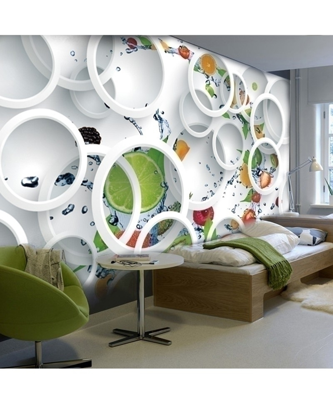 3d Wall Mural White - HD Wallpaper 