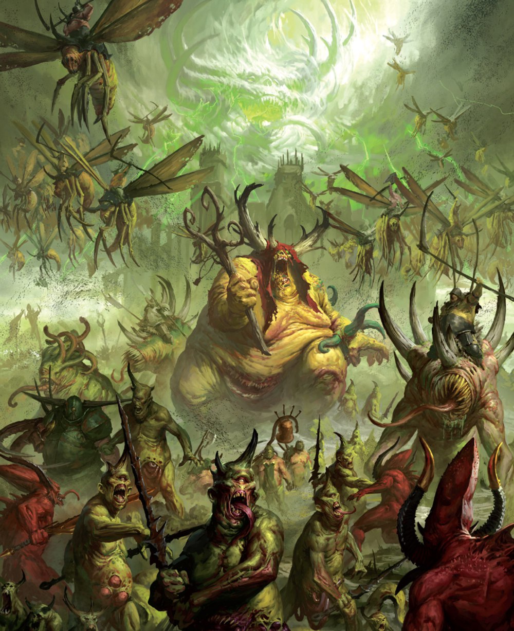 Daemons Of Nurgle Art - HD Wallpaper 
