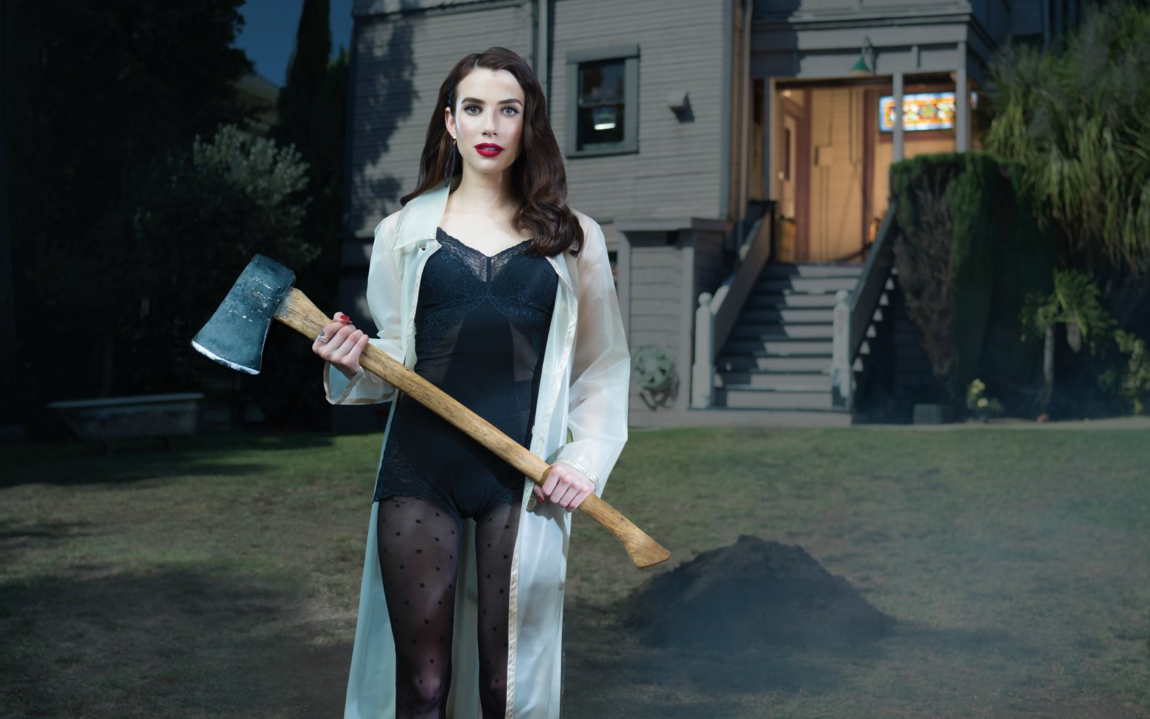 Hd Emma Roberts 2019 3840×2400 - Emma Roberts Ahs 1984 - HD Wallpaper 