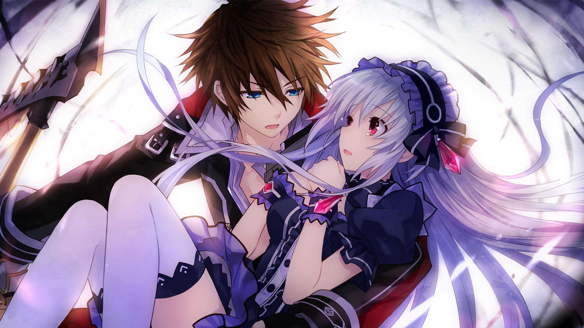 Fairy Fencer F Wallpaper 010 Fang & Tiara - Fairy Fencer Tiara And Fang - HD Wallpaper 