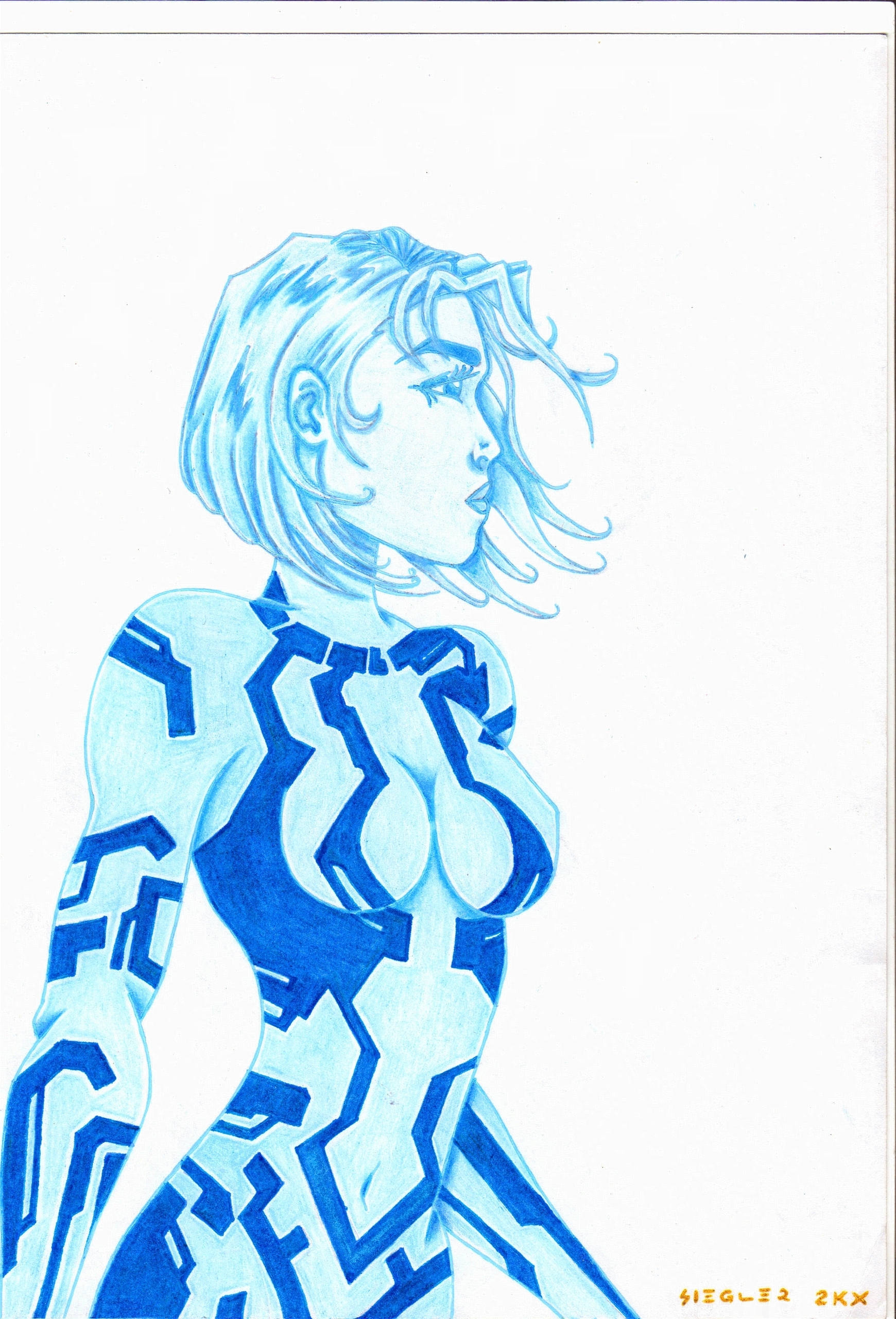 Halo Images Cortana - Halo 3 Cortana Fan Art - HD Wallpaper 