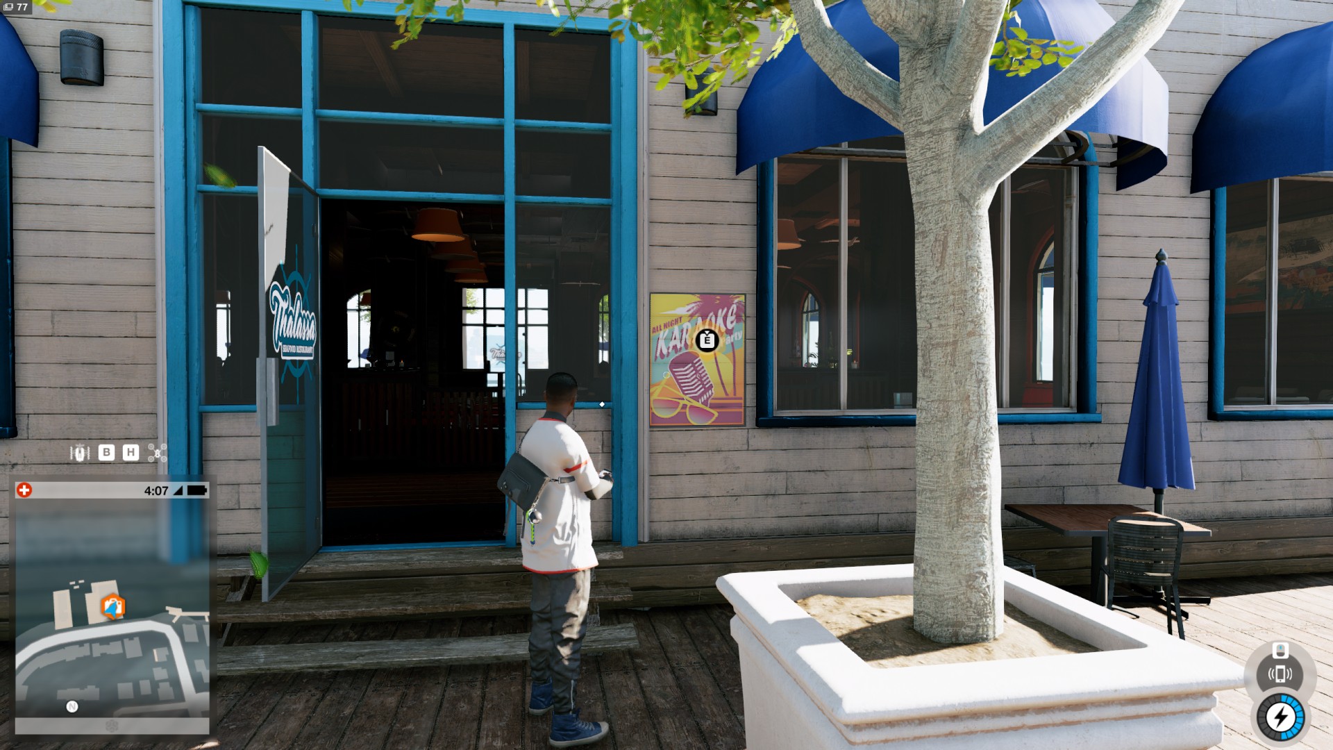 Meet Dedsec At The Thalassa Bar - House - HD Wallpaper 