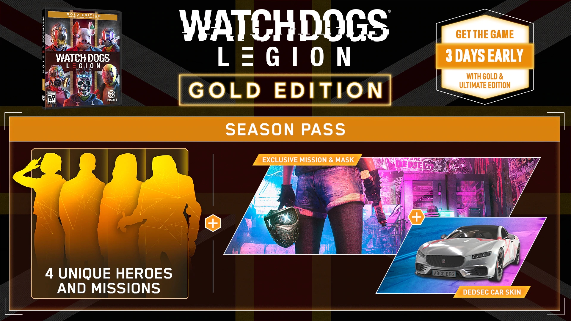 Watch Dogs Legion Gold Edition - HD Wallpaper 