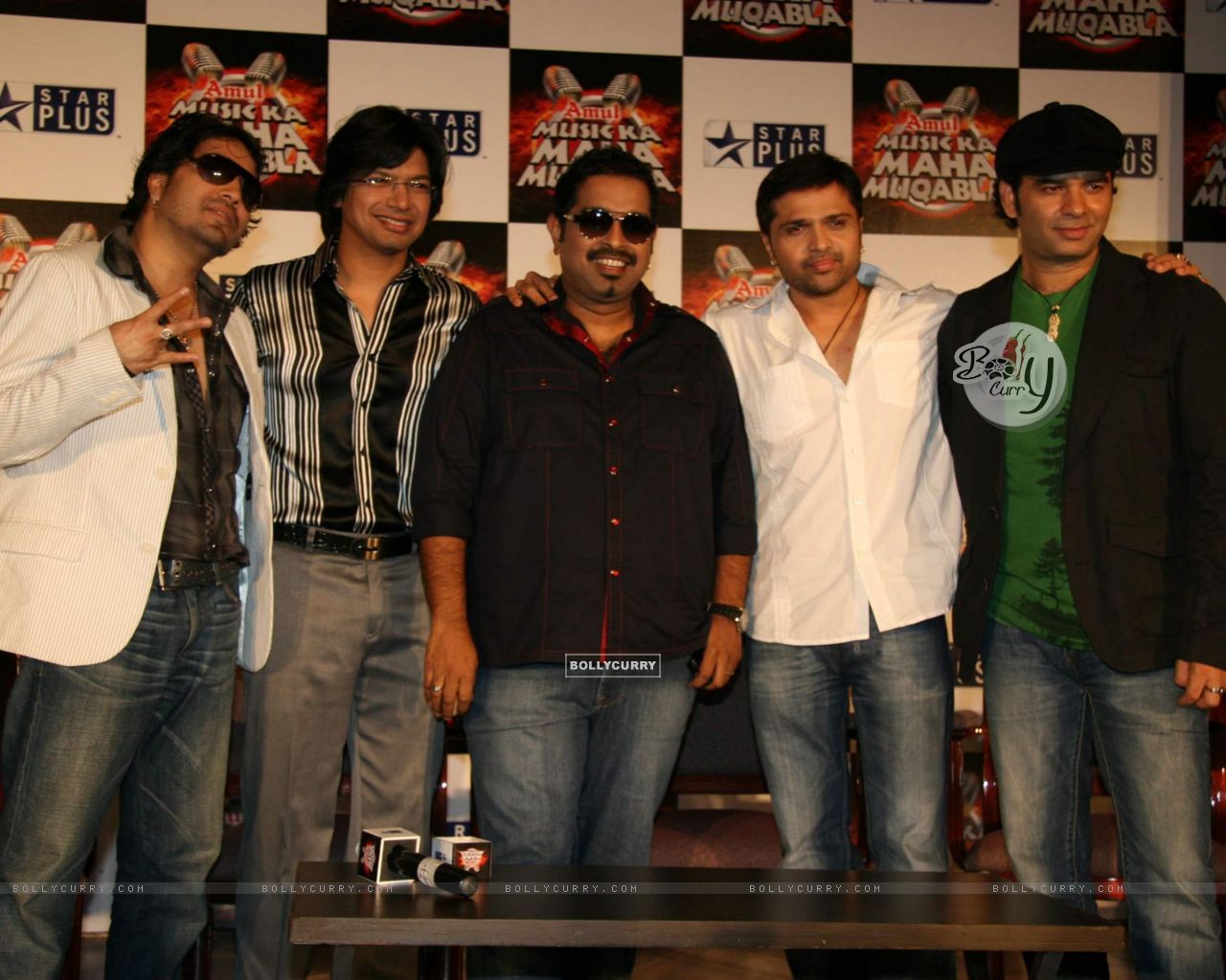 Mika Singh, Shaan, Shankar Madadevan And Himesh Reshammiya - Music Ka Maha Muqabla - HD Wallpaper 