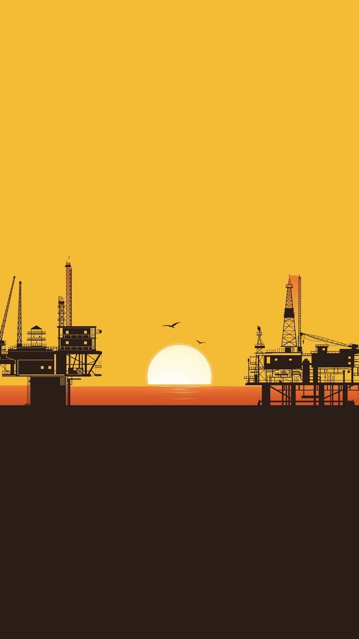 Oil Platform Wallpaper Iphone - HD Wallpaper 