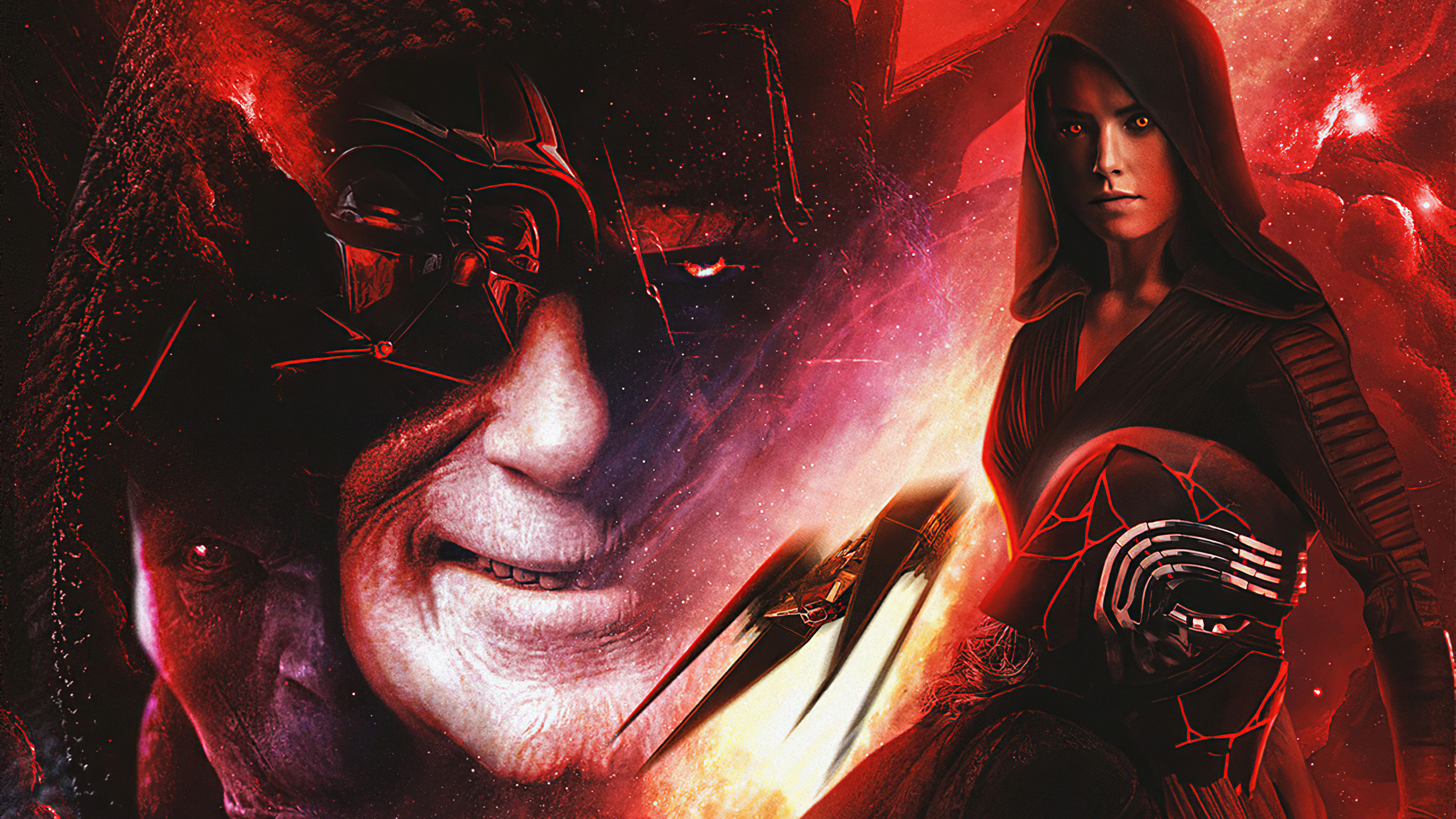 Star Wars The Rise Of Skywalker Dark Side Fan Posters - HD Wallpaper 