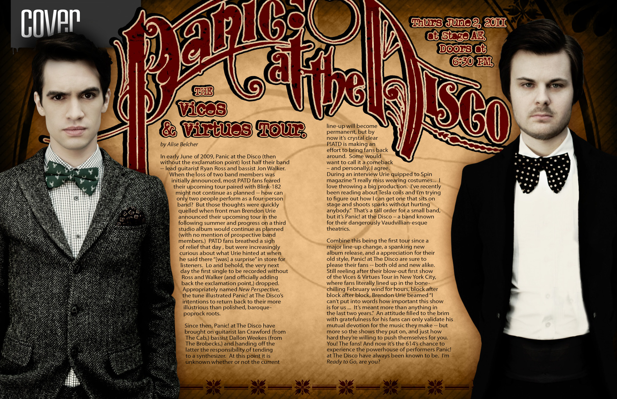 Panic At The Disco May 2011 By Two-players - Panic At The Disco Wallpapers Pc - HD Wallpaper 