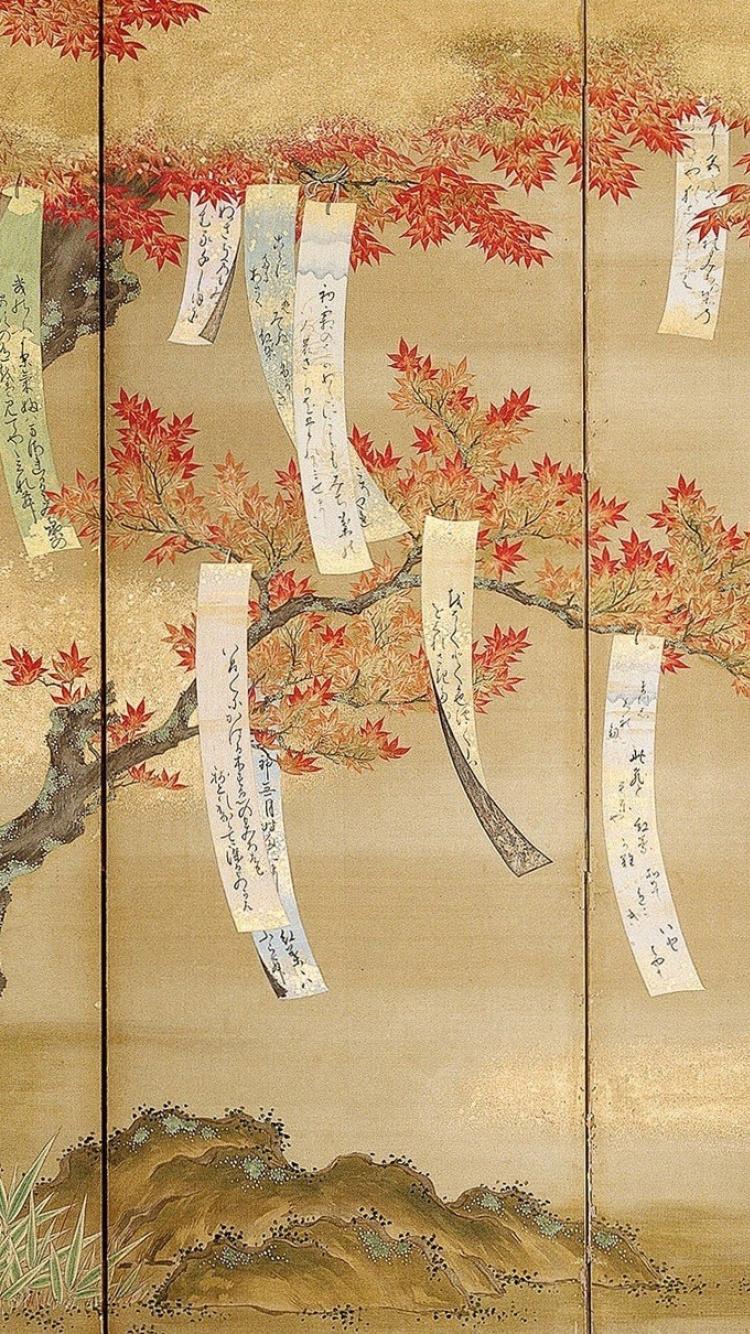 Iphone Traditional Japanese Art - HD Wallpaper 