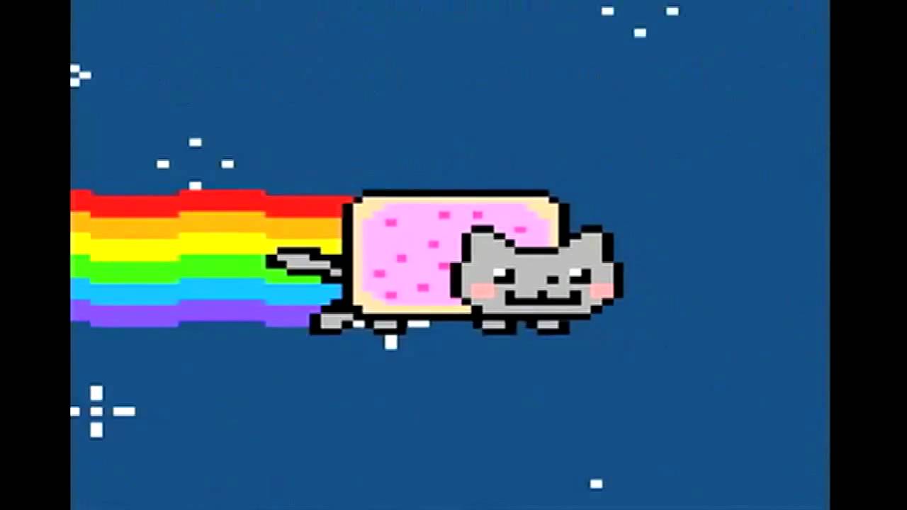 Animated Nyan Cat Gif - HD Wallpaper 