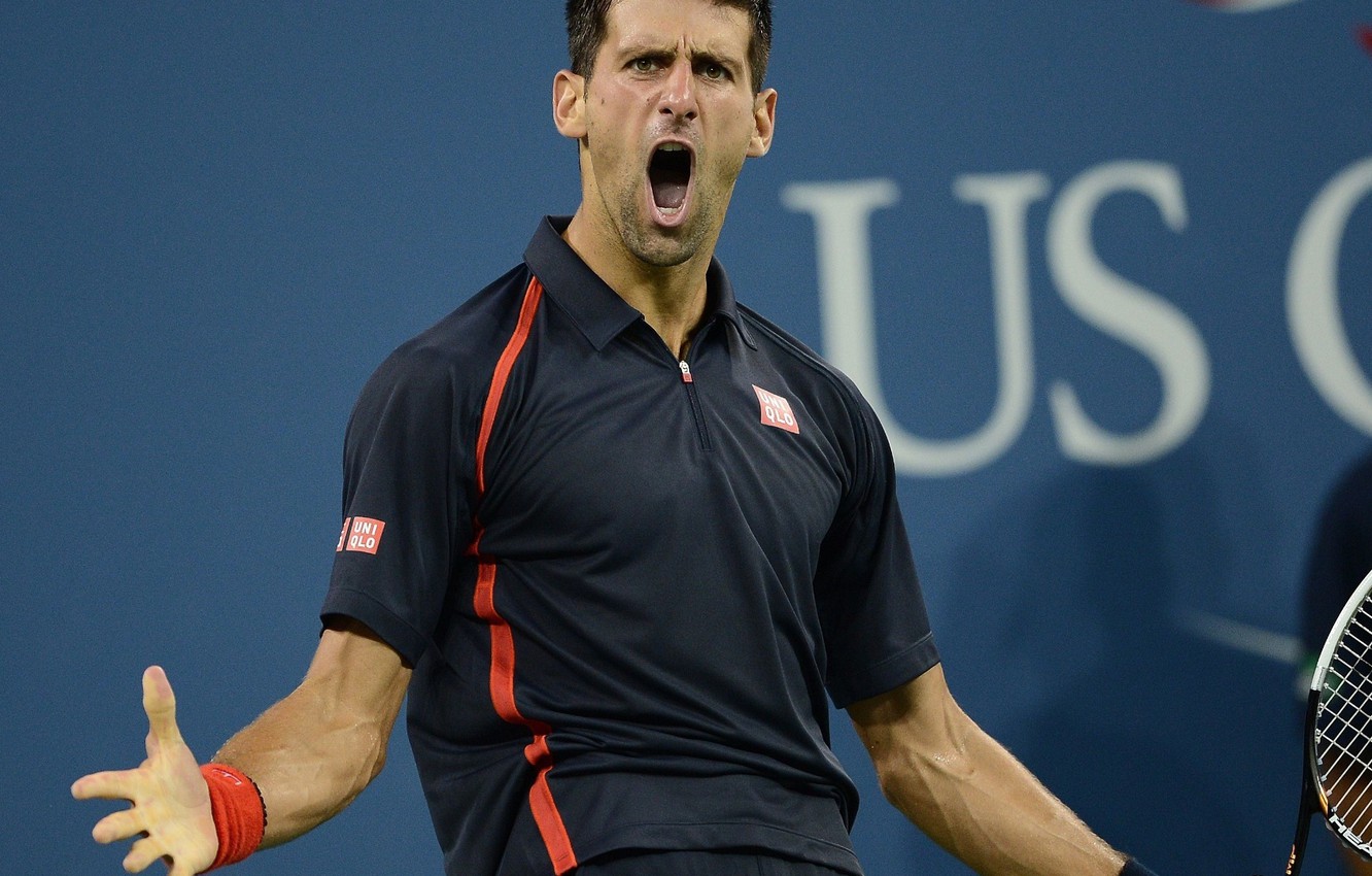 Photo Wallpaper Tennis, Tennis, 1st, Jock, Novak Djokovic, - Us Open - HD Wallpaper 