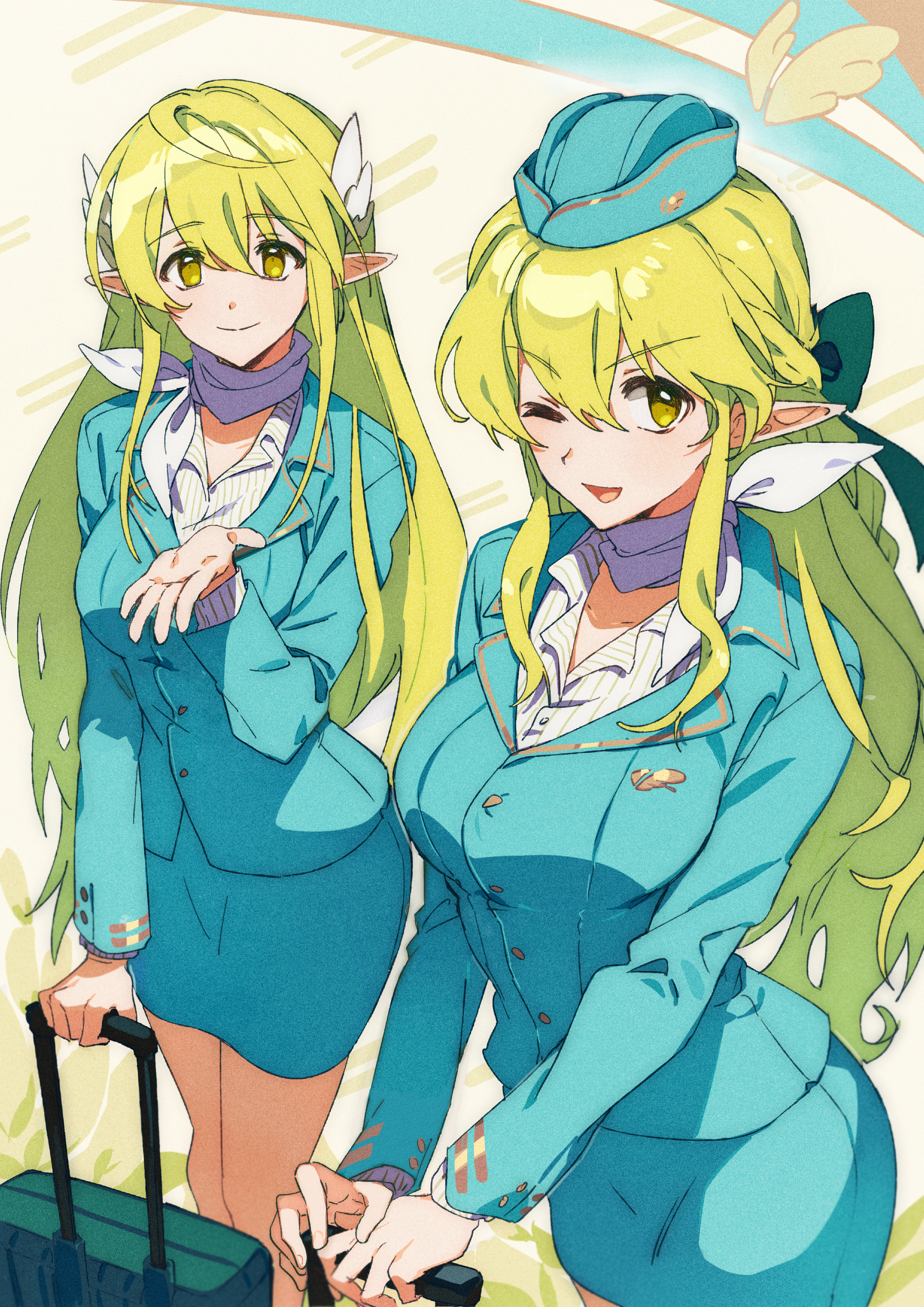 Elsword Rena Crossroads Of Wind - HD Wallpaper 