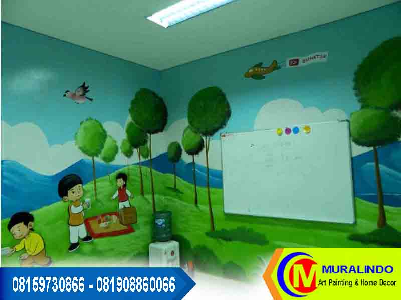 Jasa Lukis Dinding Kelas - HD Wallpaper 