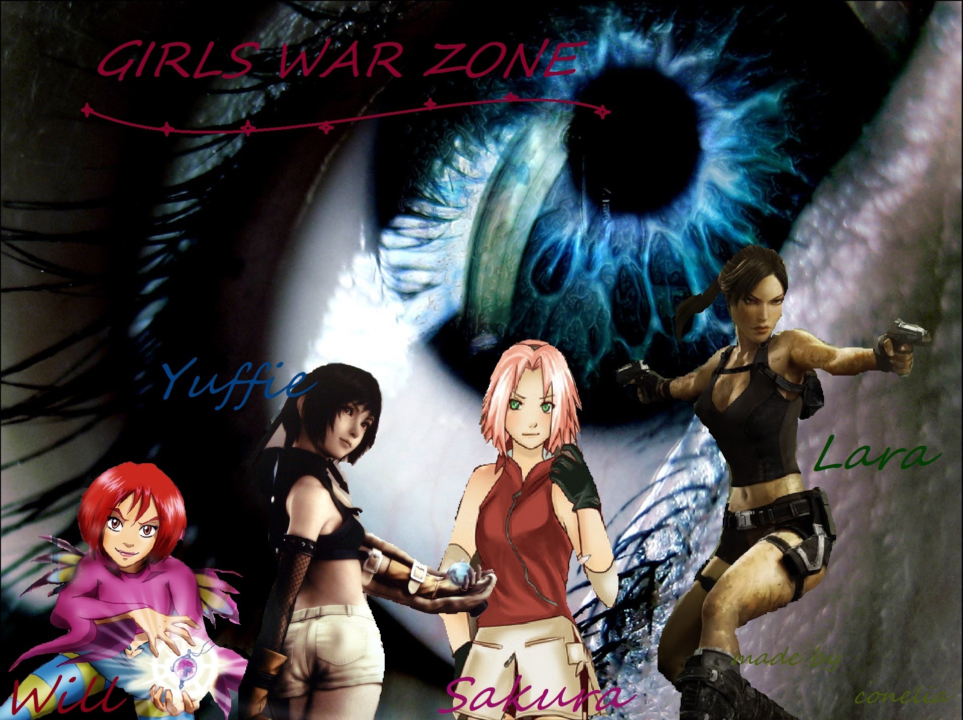 Girls War Zone - Background One Eye Hd - HD Wallpaper 