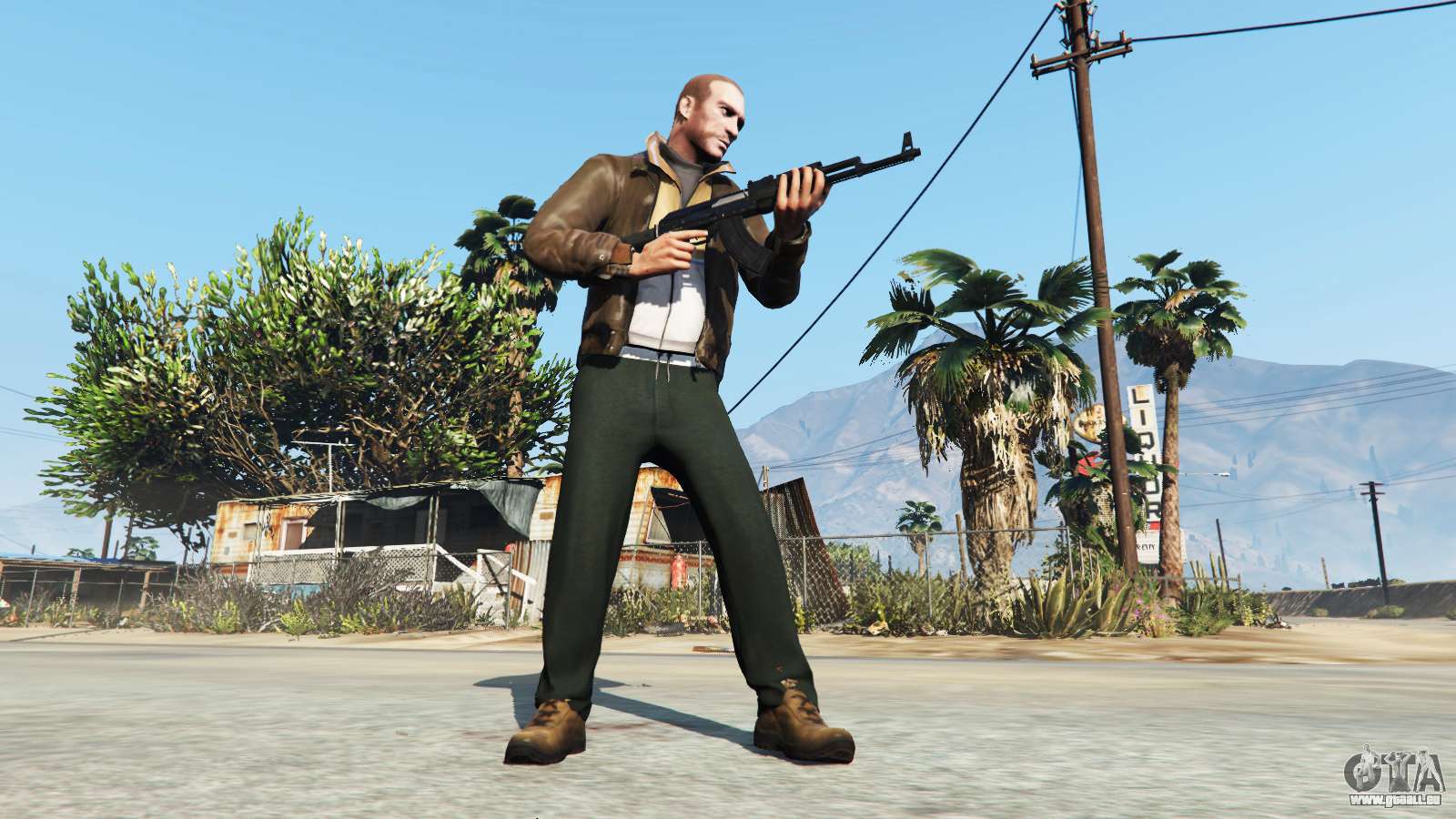 Gta 5 Niko Bellic - Niko Bellic In Gta 5 - HD Wallpaper 