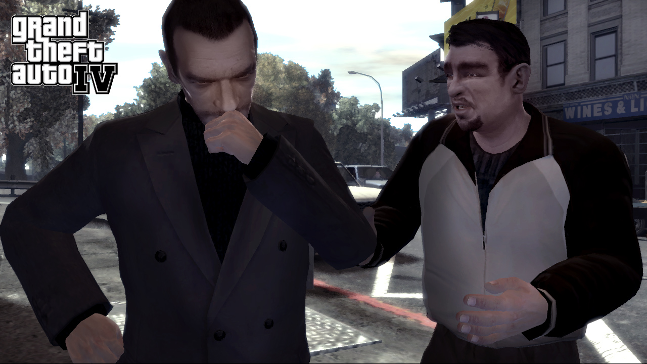 Life Lessons From Liberty City - Niko Bellic And Roman - HD Wallpaper 