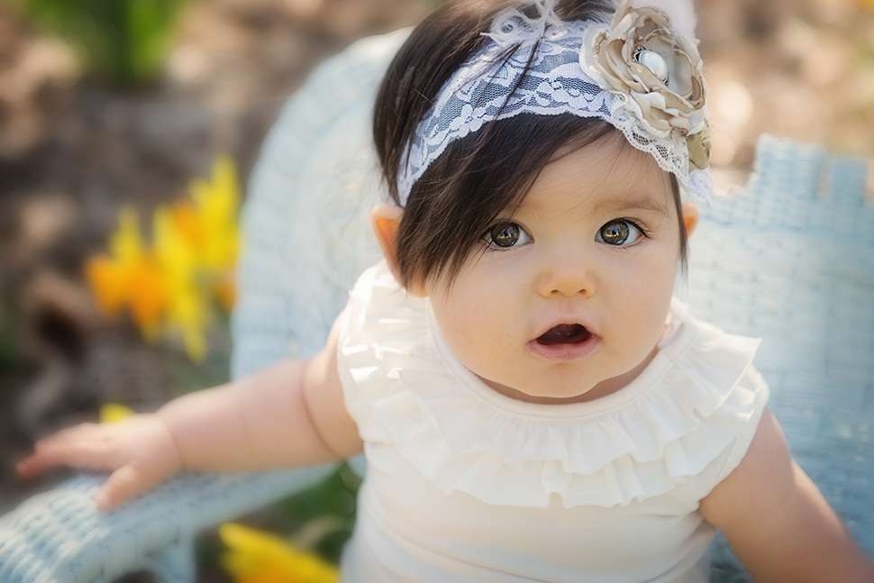 Baby Child Photo Baby Hd Wallpaper Cute Blue Eyes Pretty - Dark Brown Hair Baby - HD Wallpaper 