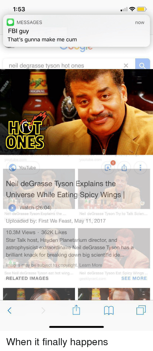 Neil Degrasse Tyson, Youtube - Hot Ones Gifs Neil Degrasse Tyson Two Bites - HD Wallpaper 