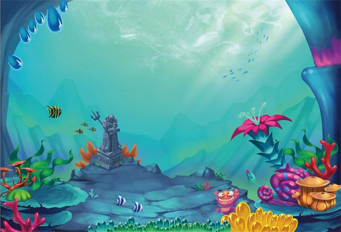 Under The Sea Background Mermaid - HD Wallpaper 