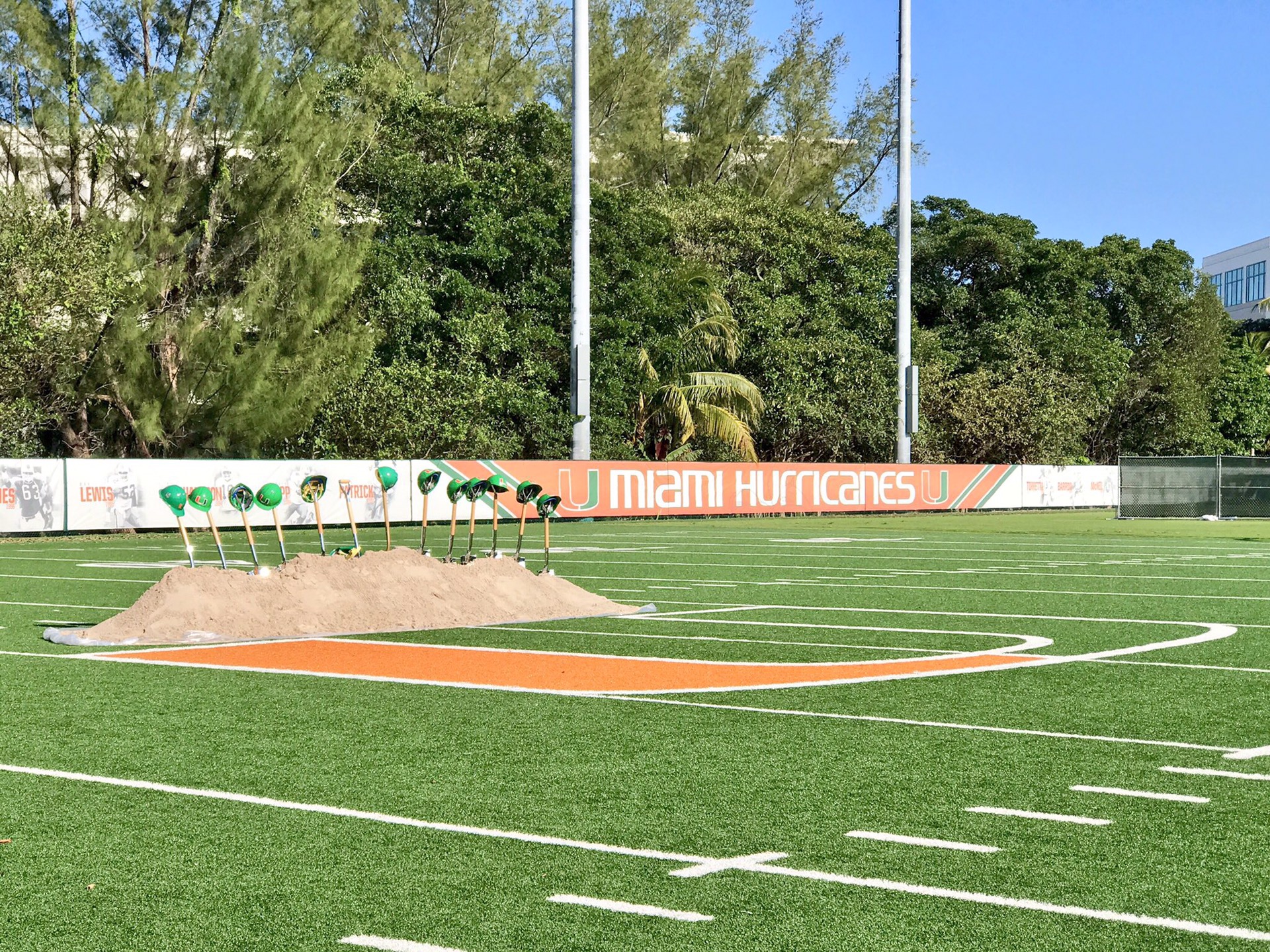 Miami Football Practice Fields - HD Wallpaper 