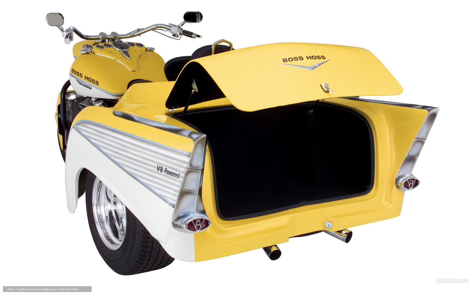 Download Wallpaper Boss Hoss, Trikes, Bhc 9 Zz4 57 - Boss Hoss Trike - HD Wallpaper 