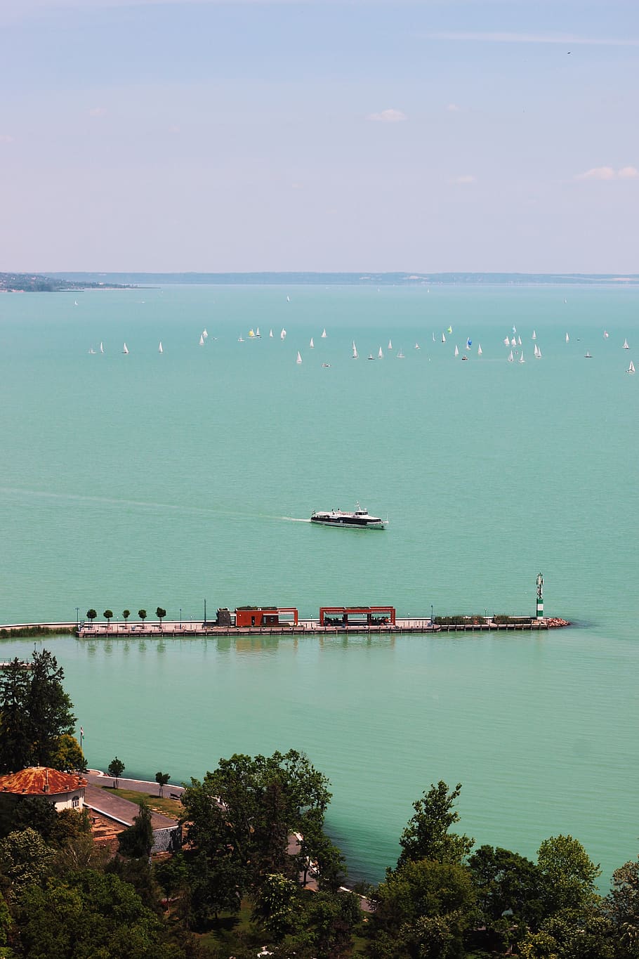 Balaton, Hungary, Poland, Polska, Warsaw, Siofok, View, - Sea - HD Wallpaper 