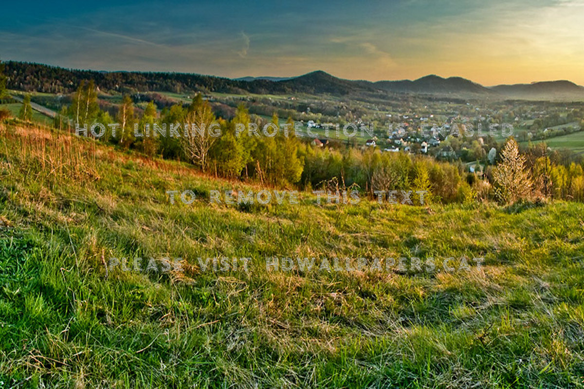 Beskidy-poland Mountain Polska Nature - Grass - HD Wallpaper 