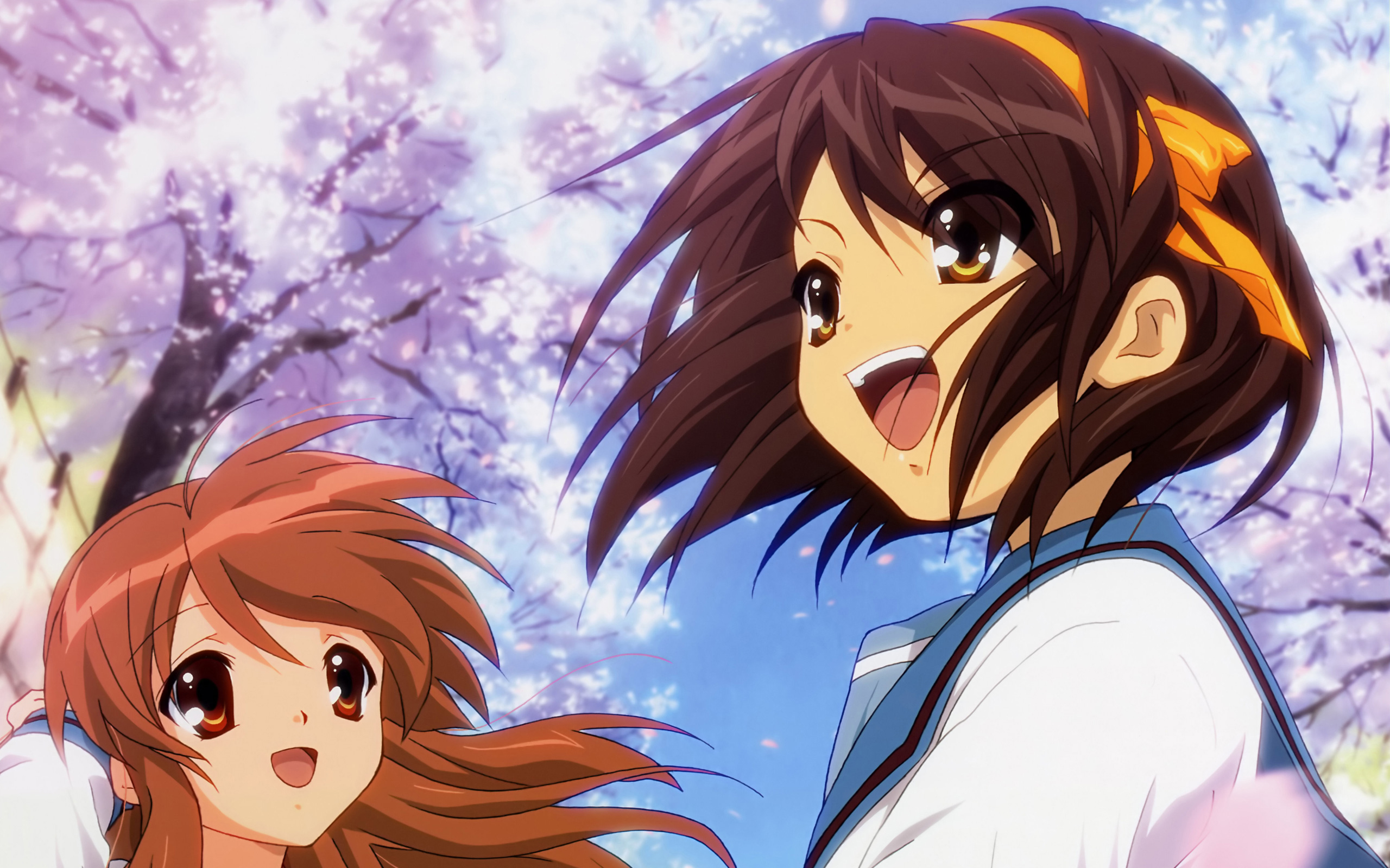 Haruhi Suzumiya Wallpaper - Haruhi Suzumiya 3 4 - HD Wallpaper 