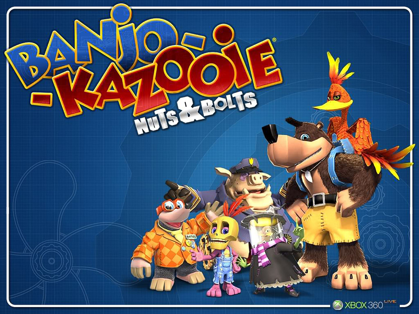 Kazooie Nuts N Bolts - Banjo Kazooie Nuts And Bolts - HD Wallpaper 