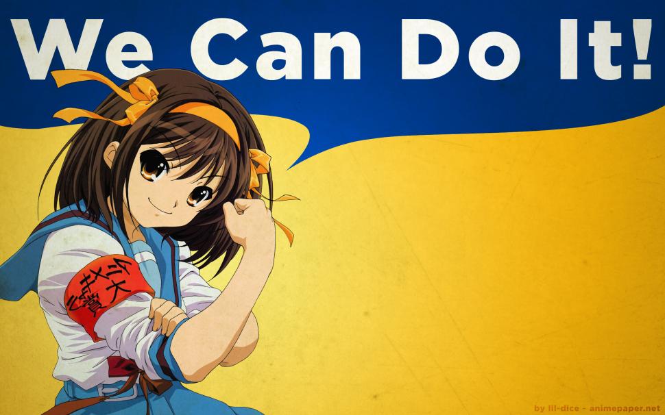 Anime The Melancholy Of Haruhi Suzumiya Haruhi Hd Wallpaper,cartoon/comic - Melancholy Of Haruhi Suzumiya - HD Wallpaper 