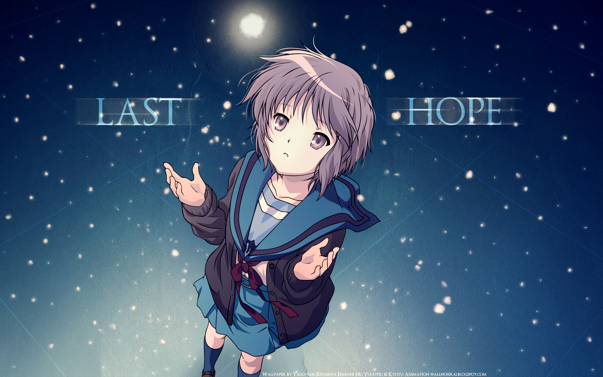 Noizi Ito, Kyoto Animation, The Melancholy Of Suzumiya - Nagato Yuki Wallpaper Cute - HD Wallpaper 