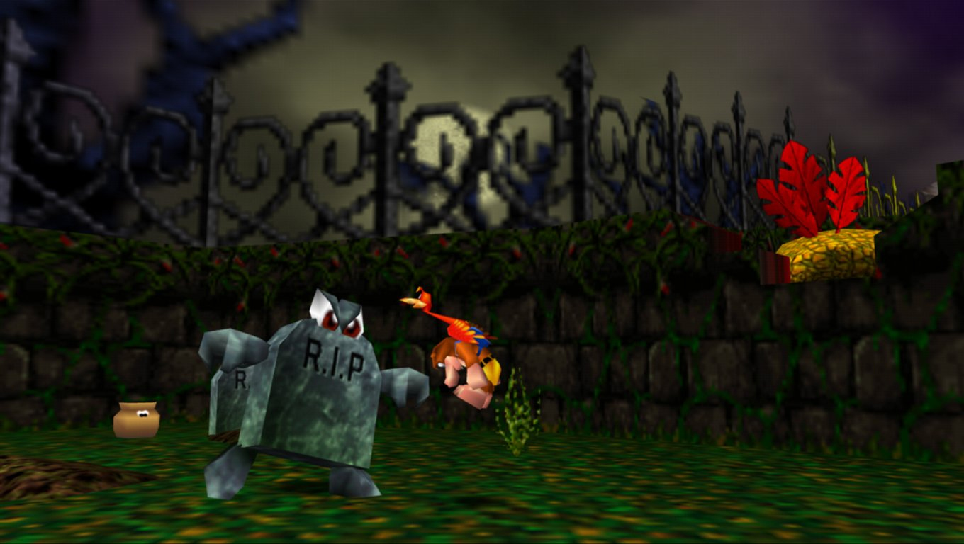 Banjo Kazooie Cemetery - HD Wallpaper 