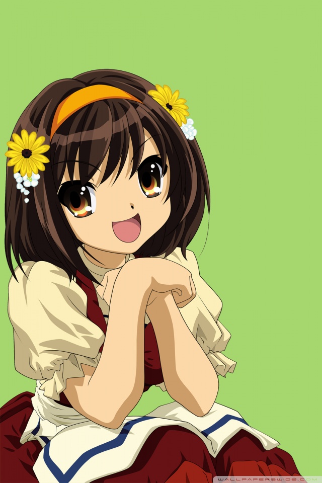 Haruhi Sudzumiya - HD Wallpaper 