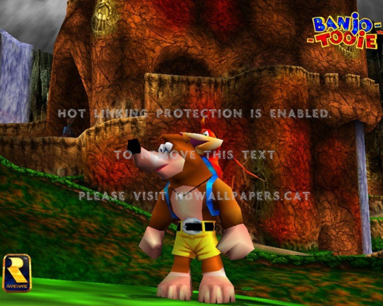 Banjo Kazooie N64 Games - Banjo Kazooie Low Poly - HD Wallpaper 