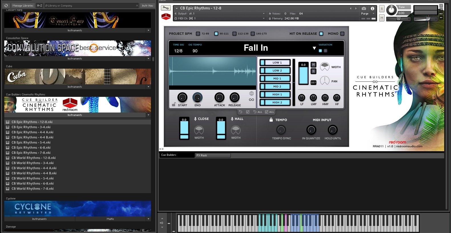 [​img] - Red Room Audio Cue Builders Cinematic Rhythms - HD Wallpaper 
