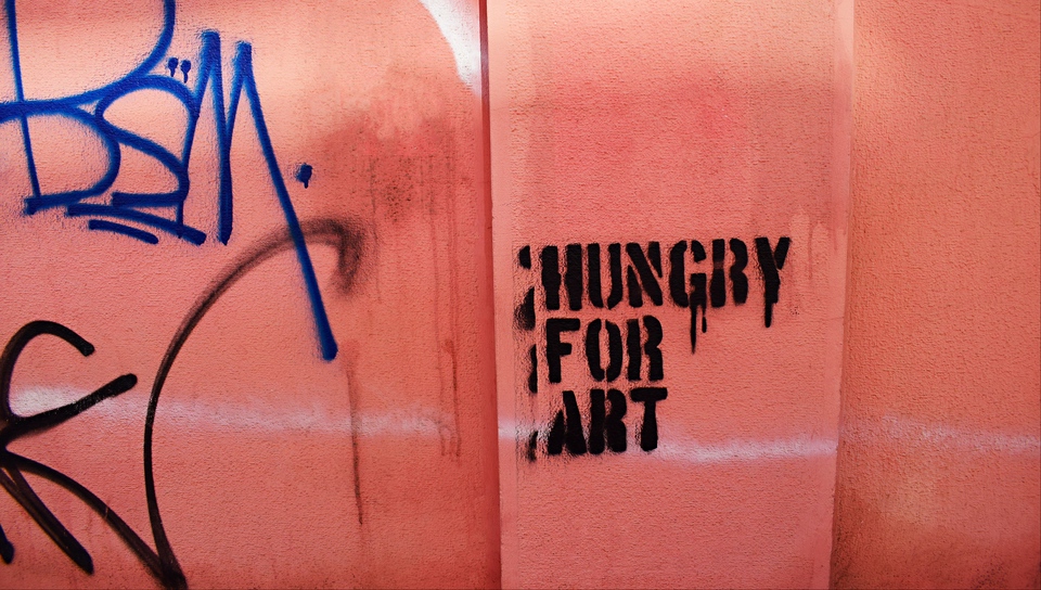 Wallpaper Inscription, Graffiti, Wall, Street Art, - Hungry For Art - HD Wallpaper 