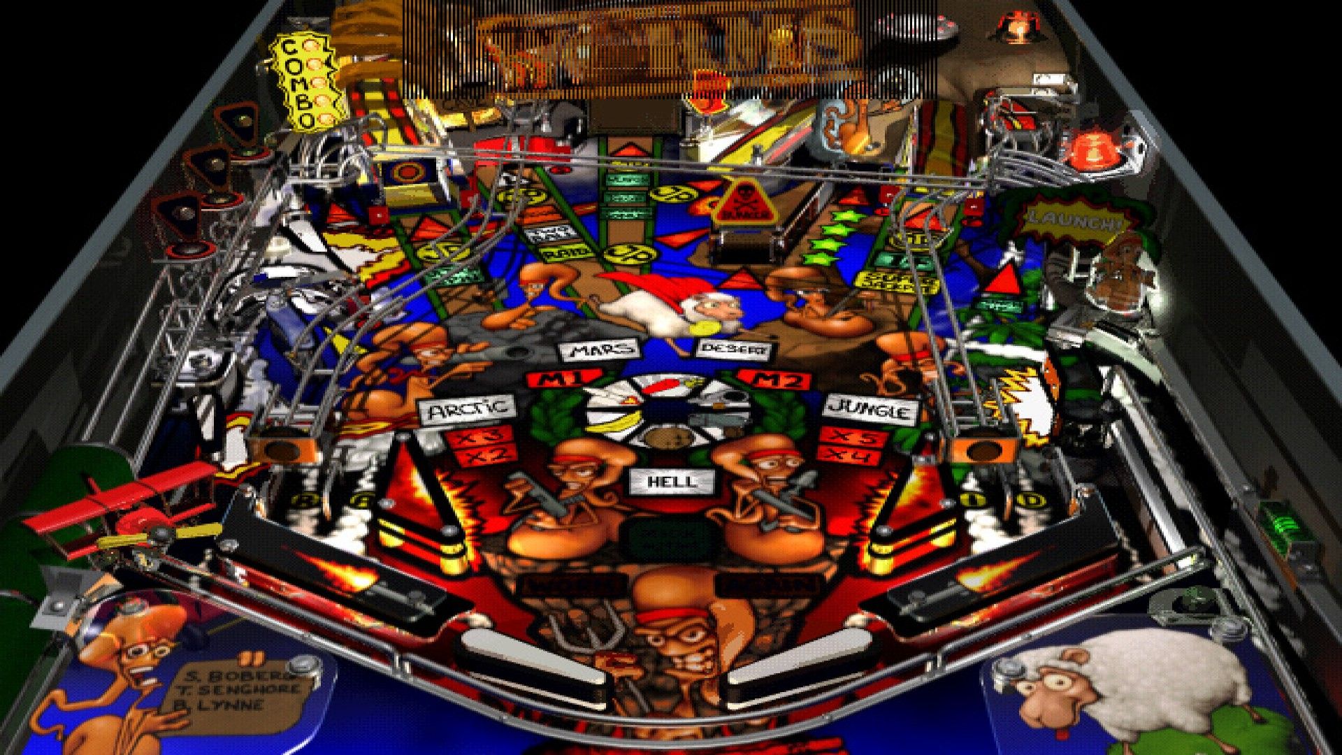 Worms Pinball - HD Wallpaper 