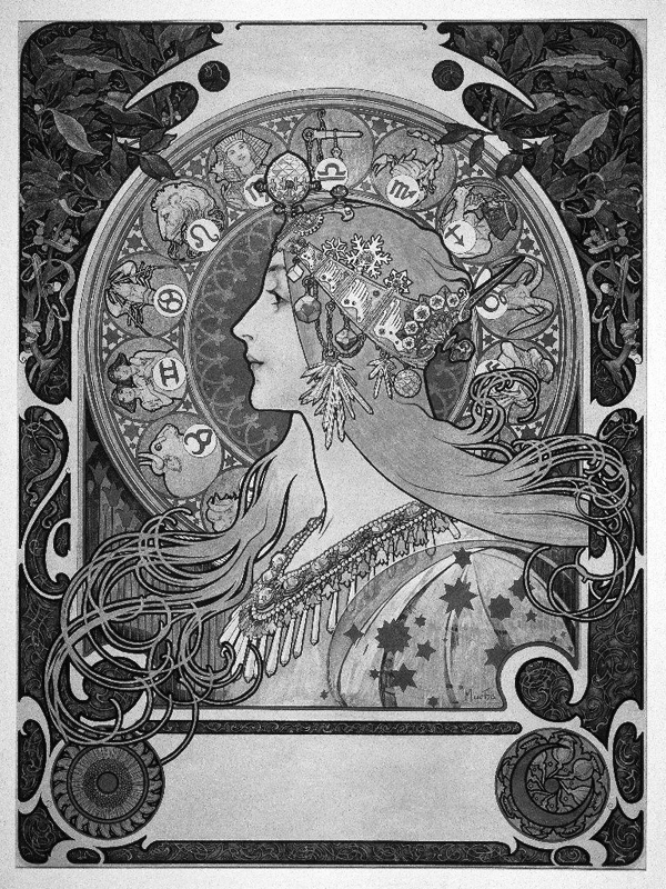 Alphonse Mucha - HD Wallpaper 