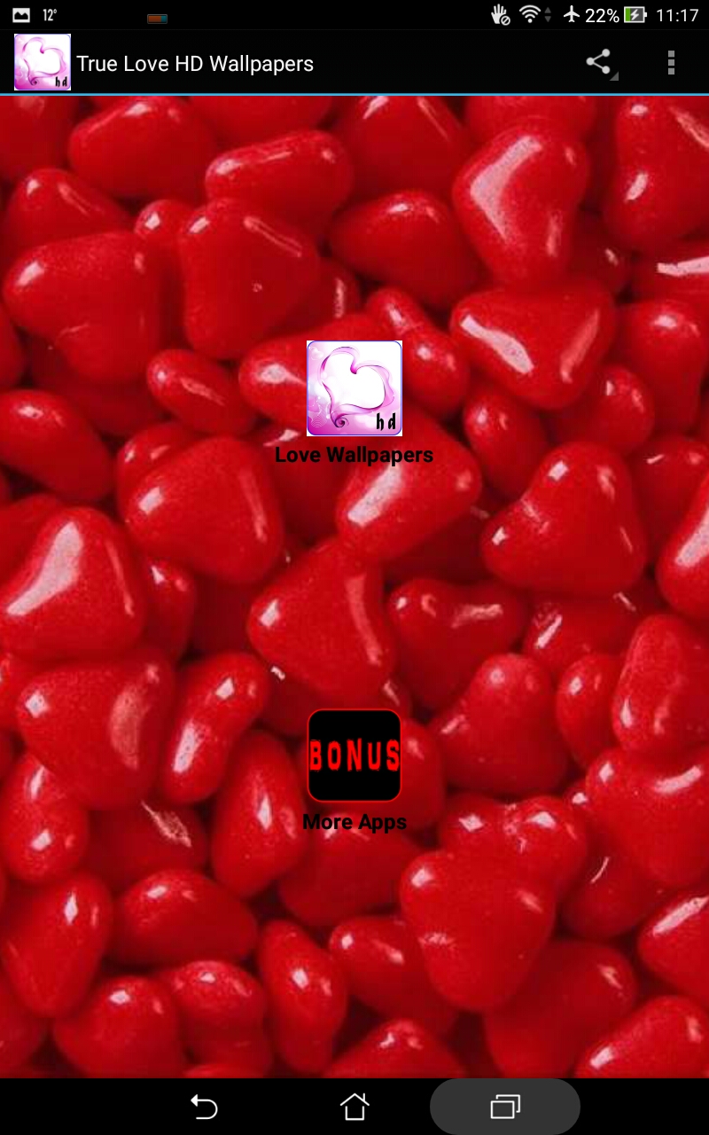 Red Candy Hearts - HD Wallpaper 