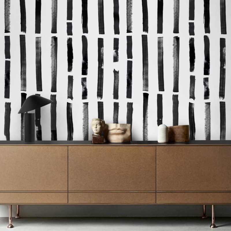 Brush Vertical Self-adhesive Free Pvc Ecological - Wall - HD Wallpaper 