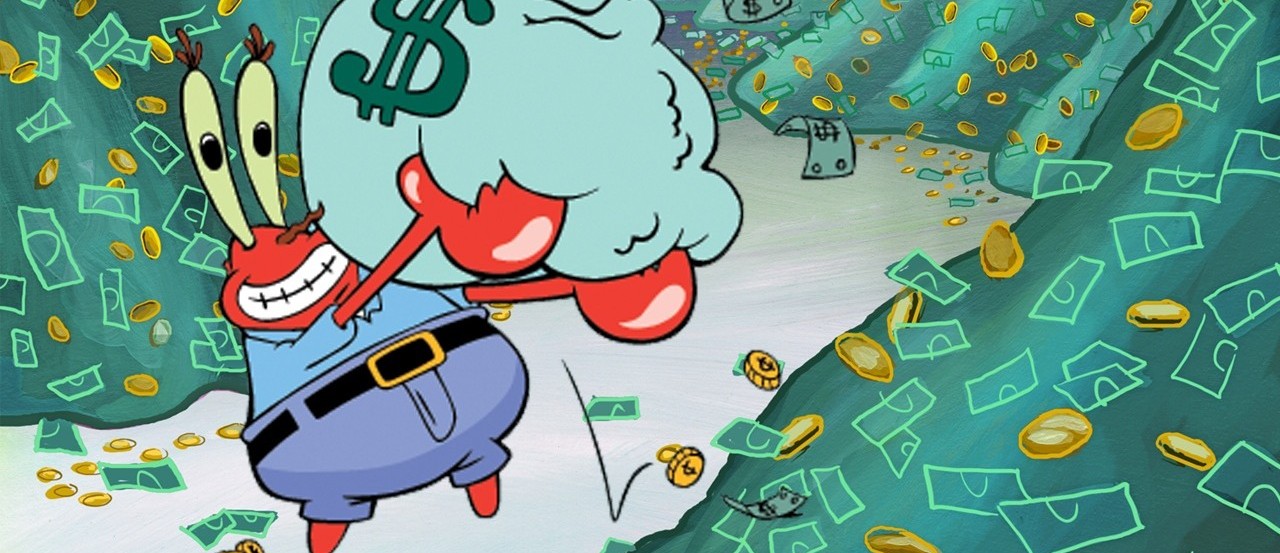 Mr Krabs Iphone - HD Wallpaper 
