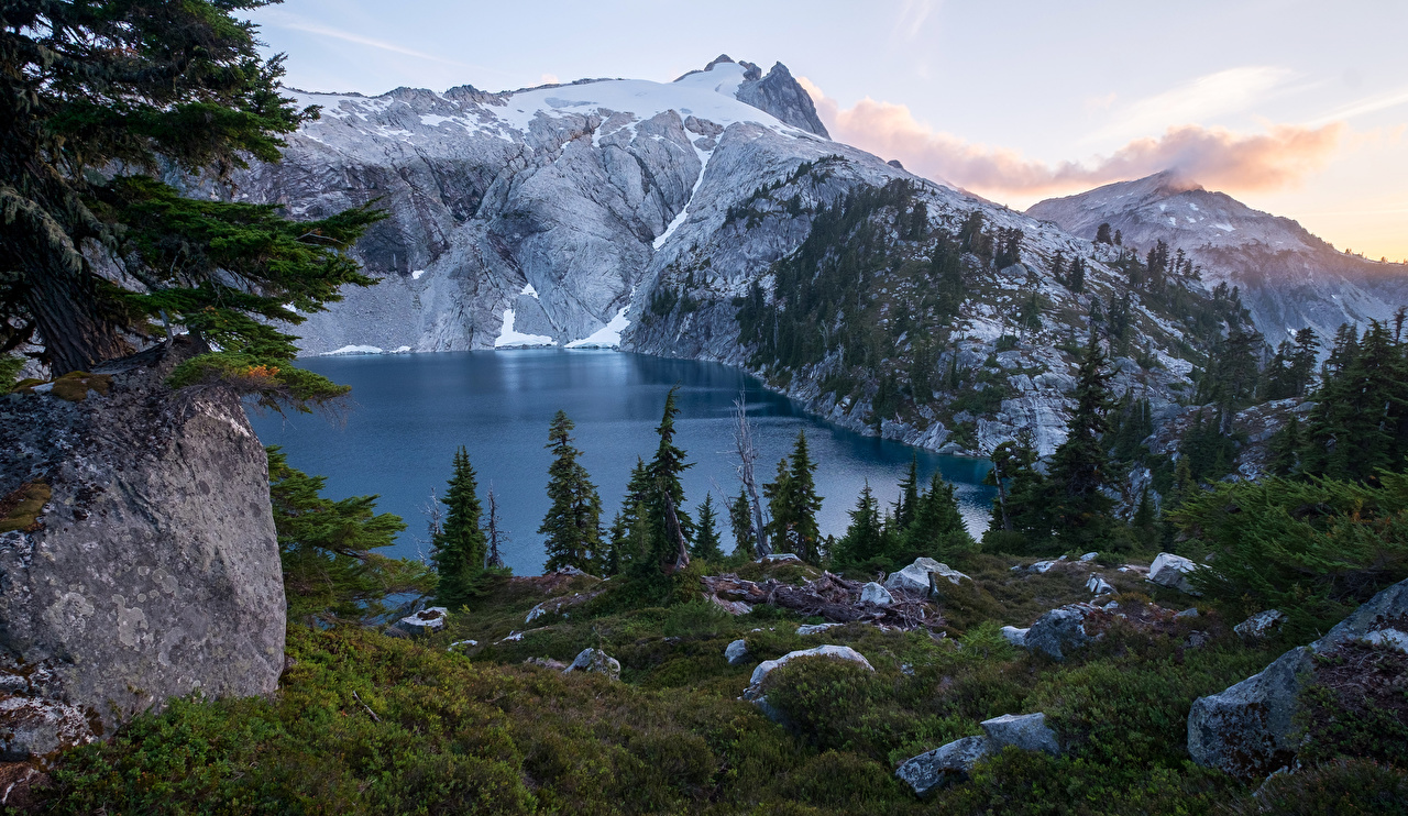 Usa Mountain Lakes - HD Wallpaper 