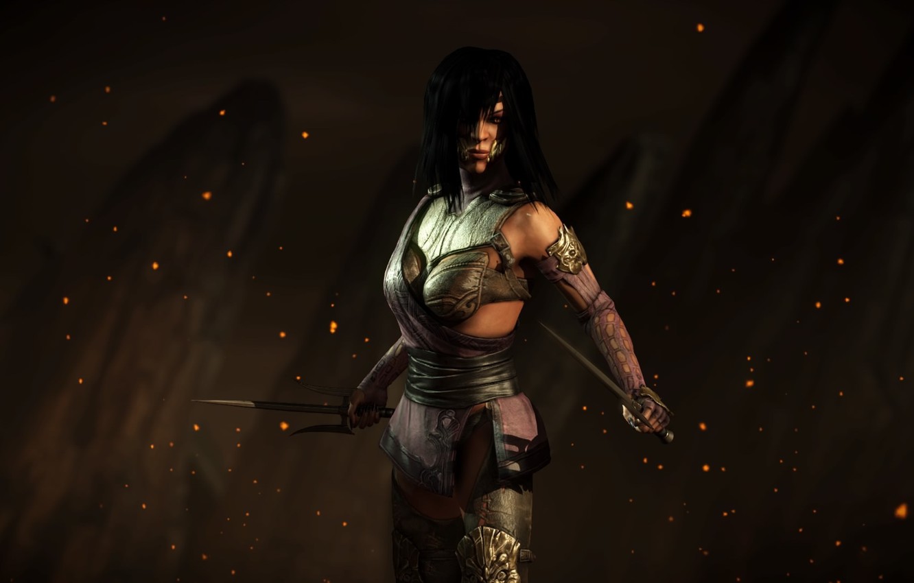 Photo Wallpaper Mileena, Milina, Mortal Kombat X, Sai, - Woman Warrior - HD Wallpaper 