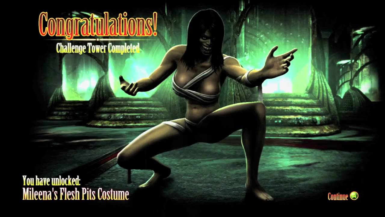 Mileena Mortal Kombat Flesh Pit - HD Wallpaper 